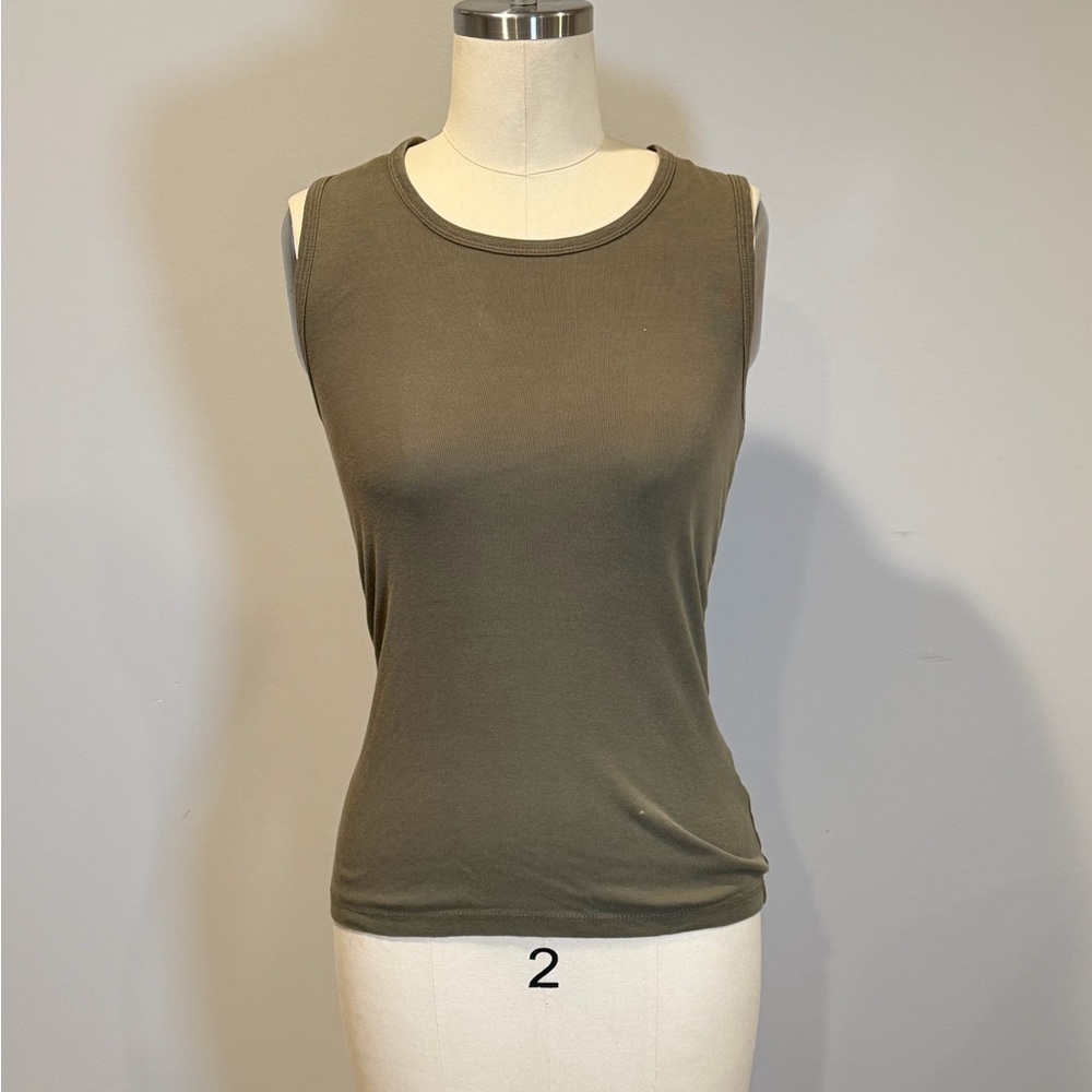 J. Crew Olive Tank Top